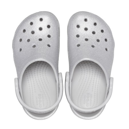 Crocs Παιδικά Σαμπό Θαλάσσης Classic Clog T Ασημί 206992